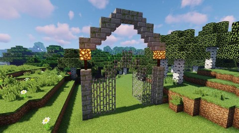 我的世界大门怎么造