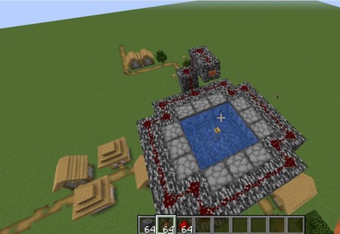 我的世界的大炮怎么做